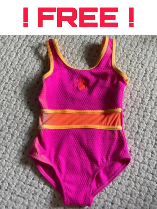 OshKosh B'gosh Other - OshKosh B’Gosh Swimsuit 6x girls one piece neon pink FABRIC
